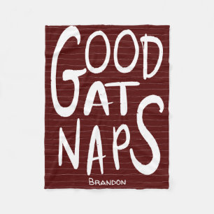 Goed bij kranen - Maroon Fleece Blanket Deken