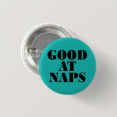 Goed bij Naps Ronde Button 3,2 Cm (Voorkant /achterkant)