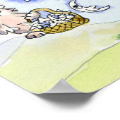 Goed-bije Natuur Cartoons Abraham Hicks Quote Poster (Hoek)