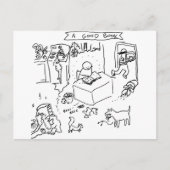 Goed boek briefkaart (Voorkant)