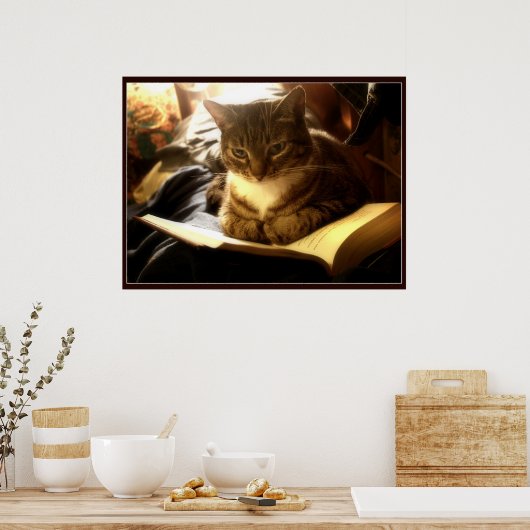 Goed boek poster (Keuken)