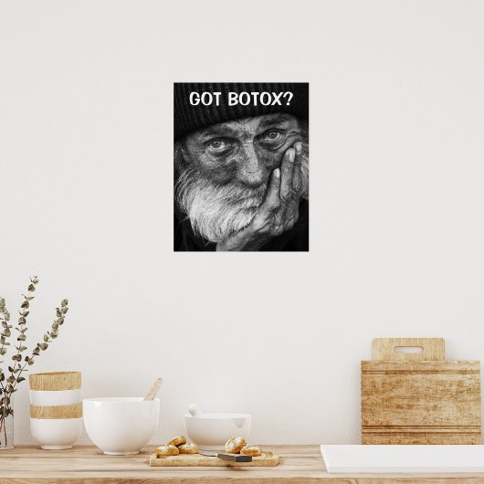 GOED BOTOX? Poster (Keuken)