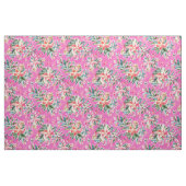 GOED BRAGED Pink Floral Stof (Yard (91,4 cm))