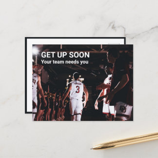 Goed briefkaart: uw team heeft u nodig briefkaart