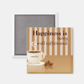 Goed Cafeïnehoudende Magneet voor Koffieliefhebber (Voorkant / Achterkant)