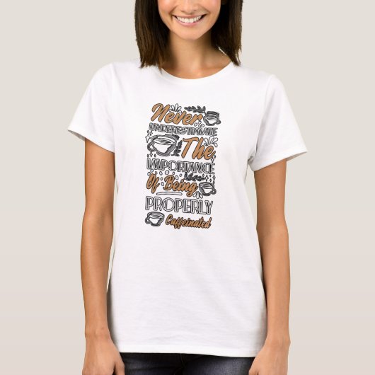 Goed cafeïnevrij t-shirt (Voorkant)
