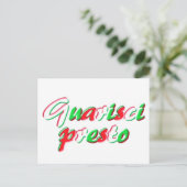 Goed card briefkaart (Staand voorkant)