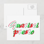 Goed card briefkaart (Voorkant / Achterkant)