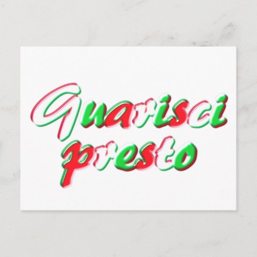 Goed card briefkaart (Voorkant)