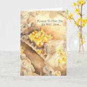 Goed card kaart (Gele Bloem)