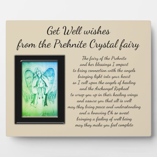 Goed Crystal Fairy Fotoplaat (Voorkant)