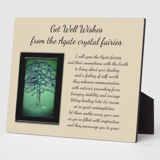 Goed Crystal Fairy Fotoplaat (Zijkant)