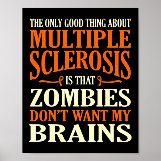 Goed ding over Multiple Sclerosis Awareness Grap Poster (Voorkant)