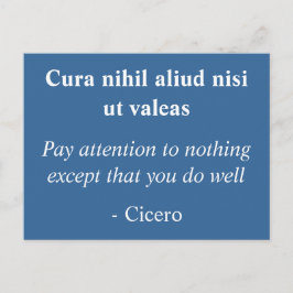 Goed doen - Cicero inspirerend quote Briefkaart