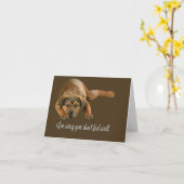 Goed doen, voel me beter sorry kleine papaverapper kaart (Gele Bloem)