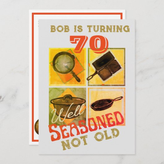 Goed doorgewinterd niet oud verjaardagsfeestje kaart (Voorkant / Achterkant)