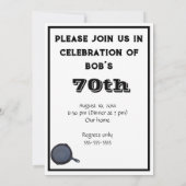 Goed doorgewinterd niet oud verjaardagsfeestje kaart (Achterkant)