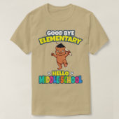 Goed, elementair Hallo middelbare school Afstudere T-shirt (Design voorkant)