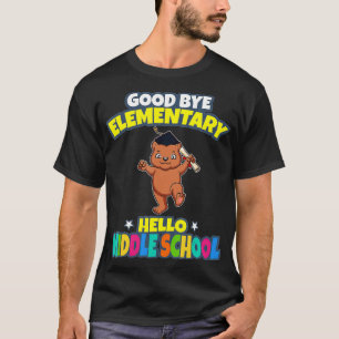 Goed, elementair Hallo middelbare school Afstudere T-shirt