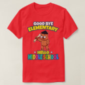 Goed, elementair Hallo middelbare school Afstudere T-shirt (Design voorkant)
