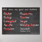 Goed en betrouwbaar Poster (Voorkant)