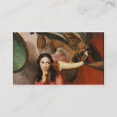 Goed en kwaad: de Devil Temping a Young Woman, 1 Visitekaartje (Achterkant)
