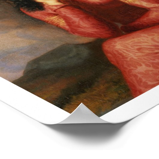 Goed en kwaad: de duivel die een jonge vrouw vertr poster (Hoek)