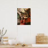 Goed en kwaad: de duivel die een jonge vrouw vertr poster (Keuken)