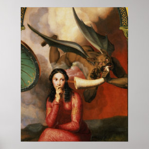 Goed en kwaad: de duivel die een jonge vrouw vertr poster