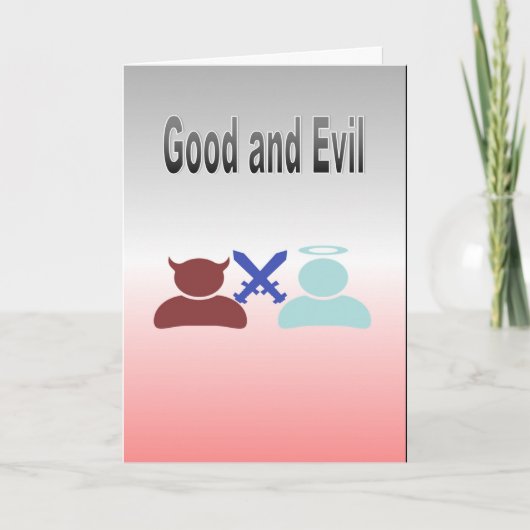 Goed en kwaad kaart (Voorkant)