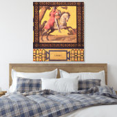 Goed en kwaad: Libido, 1832 (detail van 89709) (ol Canvas Afdruk (Insitu (Slaapkamer))