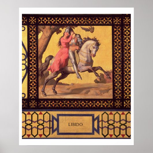 Goed en kwaad: Libido, 1832 (detail van 89709) (ol Poster (Voorkant)