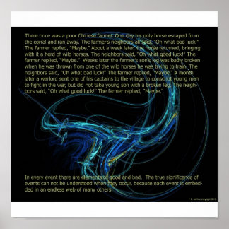 Goed en slecht poster