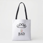 Goed en slecht tote bag (Voorkant)