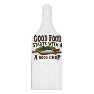 Goed eten begint met een goede chop of keukenchef snijplank