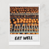 Goed eten briefkaart (Voorkant)