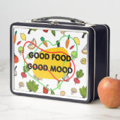 Goed eten, goed humeur ontwerp, leuk eten (In situ)