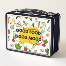 Goed eten, goed humeur ontwerp, leuk eten