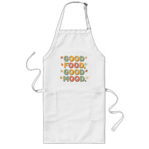 Goed eten, goed humeur - vrolijke chef-kok Schort