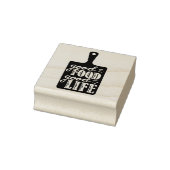 Goed eten goed leven rubberstempel (Stempel)