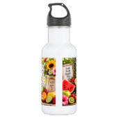 Goed Eten Goede Stemming Fruit Waterfles (Achterkant)