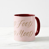 Goed eten, goede stemming mok (Voorkant rechts)