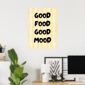 Goed eten, goede stemming poster (Thuiskantoor)