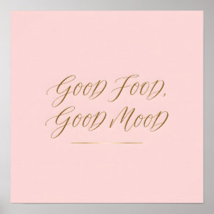 Goed eten, goede stemming poster