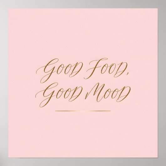 Goed eten, goede stemming poster (Voorkant)