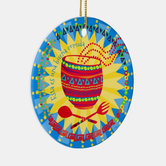 Goed eten Mexicaanse culinaire kerst ornament (Rechts)