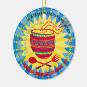 Goed eten Mexicaanse culinaire kerst ornament (Links)