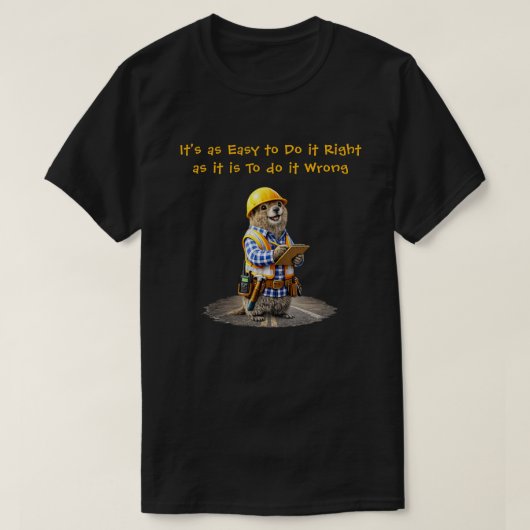 "Goed & Fout" (1) T-shirt (Design voorkant)