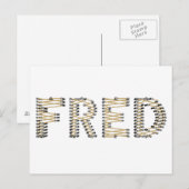 Goed FRED-Logo Briefkaart (Voorkant / Achterkant)
