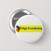 Goed functionerend autistisch ronde button 5,7 cm (Voorkant /achterkant)